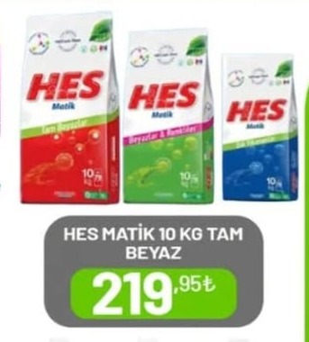 Hes Matik 10 Kg Tam Beyaz