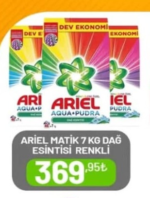 Ariel Matik 7 Kg Dağ Esintisi Renkli