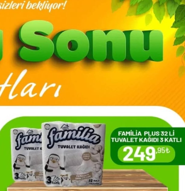 Familia Plus 32 Li Tuvalet Kağıdı 3 Katlı