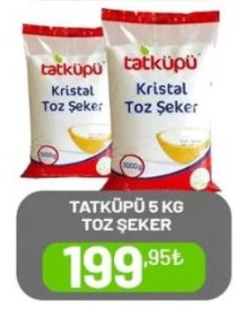 Tatküpü Toz Şeker 5 Kg