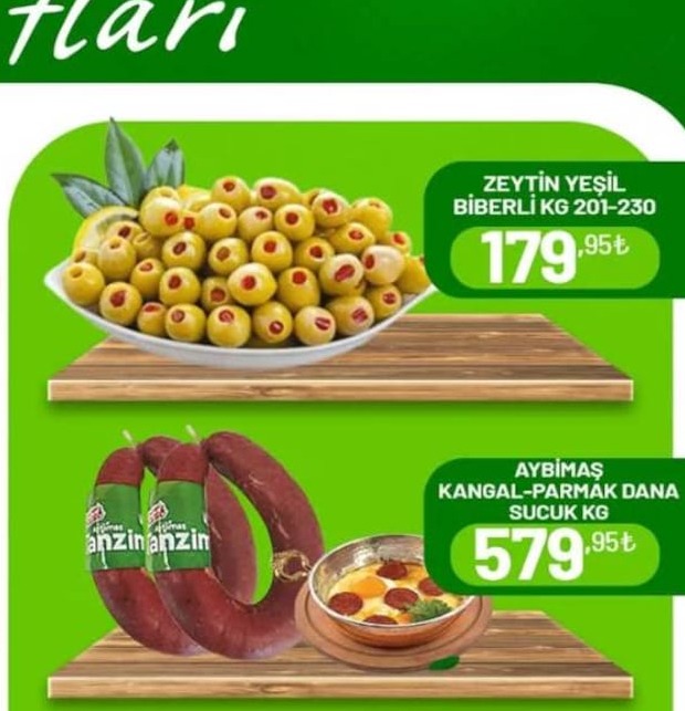 Zeytin Yeşil Biberli Kg 201-230