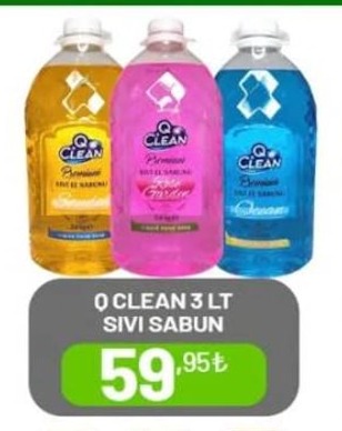 Q Clean 3 Lt Sıvı Sabun