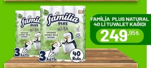 Familia Plus Natural 40 Lt Tuvalet Kağıdı