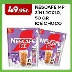 Nescafe Mp 3In1 10X10, 50 Gr Ice Choco