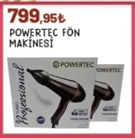 Powertec Fön Makinesi