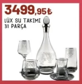 Lüks Su Takımı 31 Parça