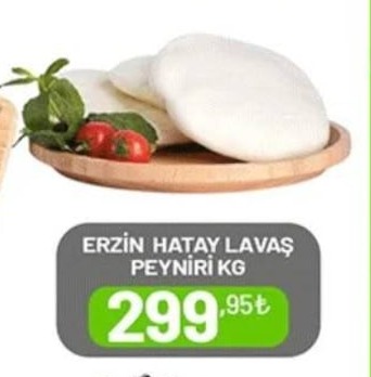 Erzin Hatay Lavas Peyniri Kg