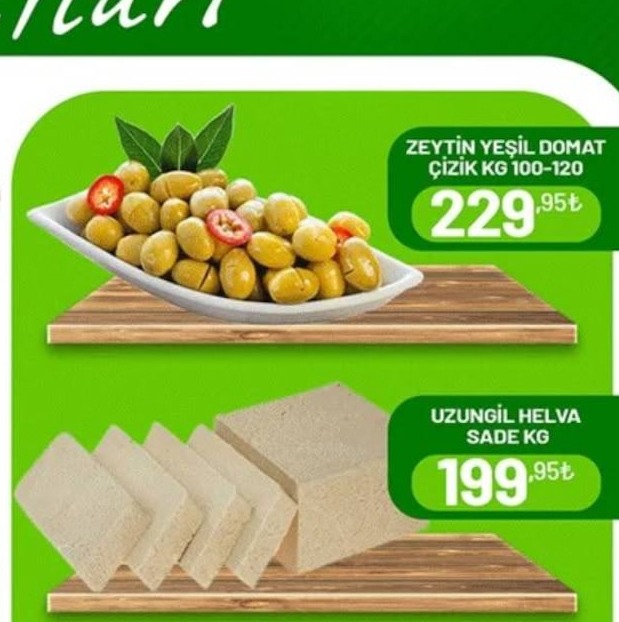Zeytin Yeşil Domat Çizik Kg 100-120