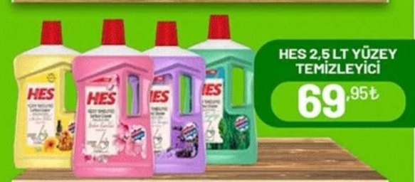 Hes 2.5 Lt Yüzey Temizleyici