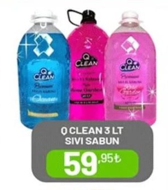 Q Clean 3 Lt Sıvı Sabun