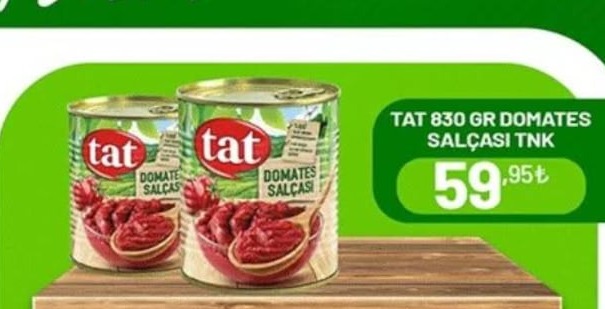 Tat Domates Salçası 830 Gr