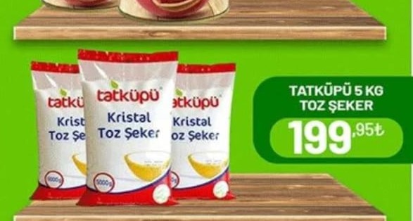 Tat Küpü Toz Şeker 5 Kg