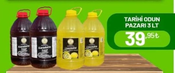 Tarihi Odun Pazarı Limonata 3 Lt
