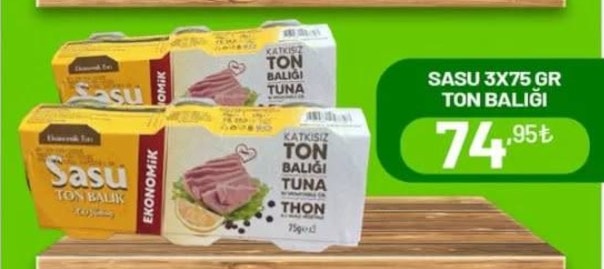 Sasu Ton Balığı 3X75Gr