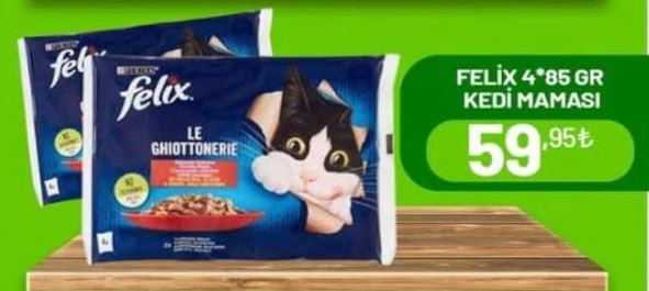 Felix Le Ghiottonerie Kedi Maması 4X85 Gr