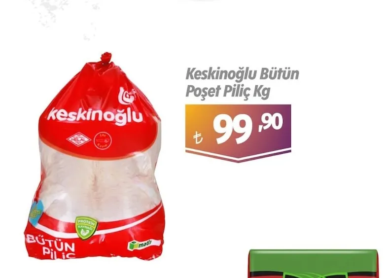Keskinoğlu Bütün Poşet Piliç Kg
