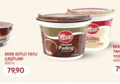 Eker Sütlü Tatlı Çeşitleri 500 G