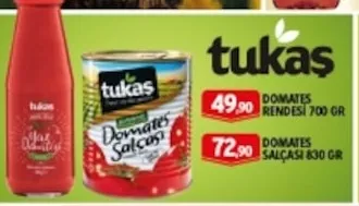 Tukaş Domates Rendesi 700 Gr