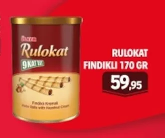 Rulokat Findikli 170 Gr
