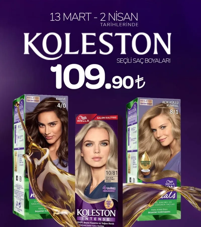 Koleston Seçili Saç Boyalari