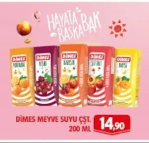 Dimes Meyve Suyu Çşt. 200 Ml