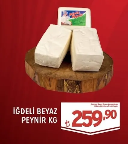 Iğdeli Beyaz Peynir Kg