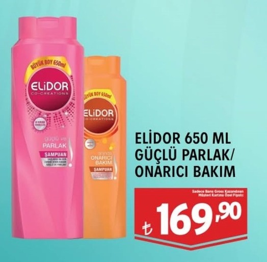 Elidor 650 Ml Güçlü Parlak/ Onarıcı Bakım