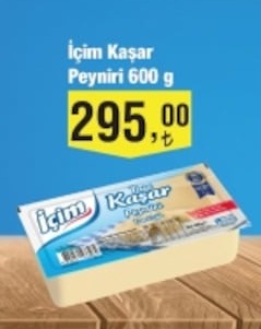 Içim Kaşar Peyniri 600 G
