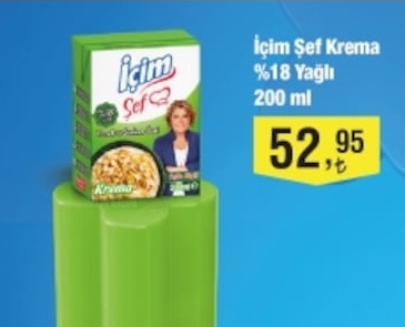 Içim Şef Krema %18 Yağlı 200 Ml