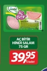 Aç Bitir Hindi Salam 75 Gr