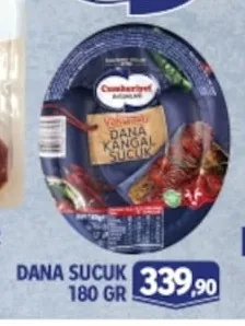 Cumhuriyet Vakumlu Dana Kangal Sucuk 180 Gr