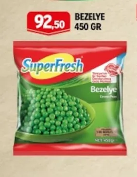Superfresh Bezelye 450 Gr