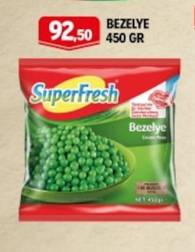Superfresh Bezelye 450 Gr