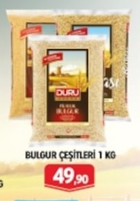 Duru Bulgur Çeşitleri 1 Kg