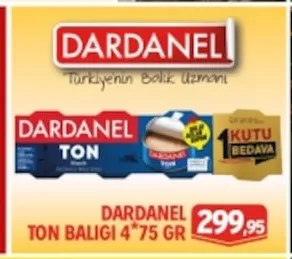 Dardanel Ton Balığı 4*75 Gr