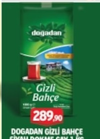 Doğadan Gizli Bahçe Siyah Dökme Çay 1 Kg