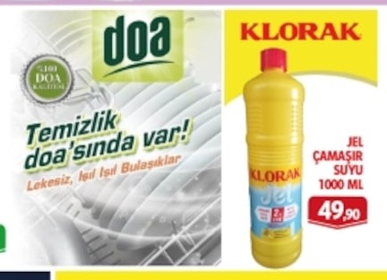 Klorak Jel Çamaşır Suyu 1000 Ml