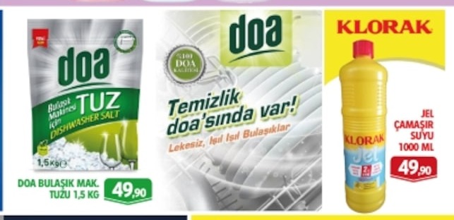 Doa Bulaşık Makinesi Tuzu 1,5 Kg