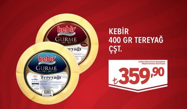 Kebir 400 Gr Tereyağ Çşt.