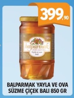 Balparmak Yayla Ve Ova Süzme Çiçek Balı 850 Gr