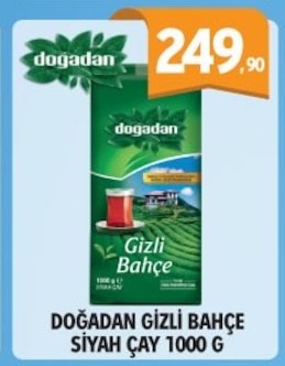 Doğadan Gizli Bahçe Siyah Çay 1000 G