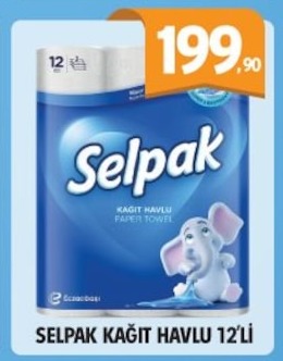 Selpak Kağıt Havlu 12'Li