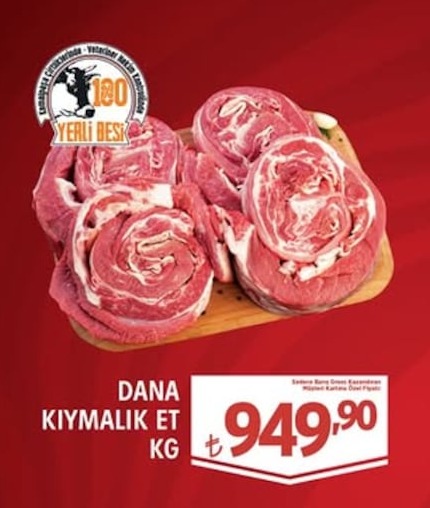 Dana Kiymallık Et Kg