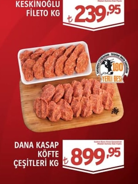 Dana Kasap Köfte Çeşitleri Kg