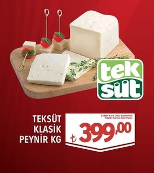 Teksüt Klasik Peynir Kg