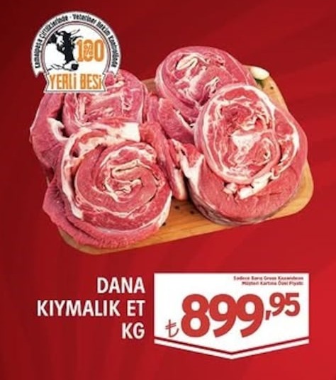 Dana Kıymalık Et Kg