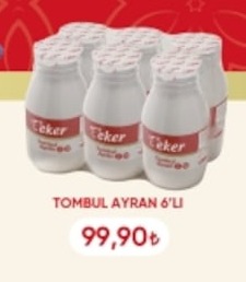 Teker Tombul Ayran 6'Li