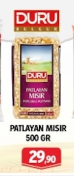 Duru
Patlayan Misir 500 Gr