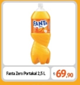 Fanta Zero Portakal 2,5 L