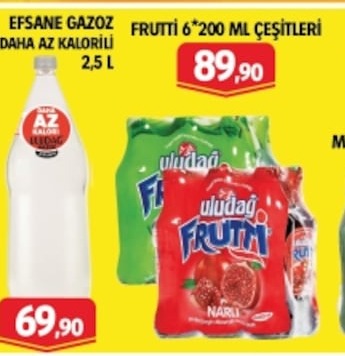 Uludağ Frutti Çeşitleri 6*200 Ml